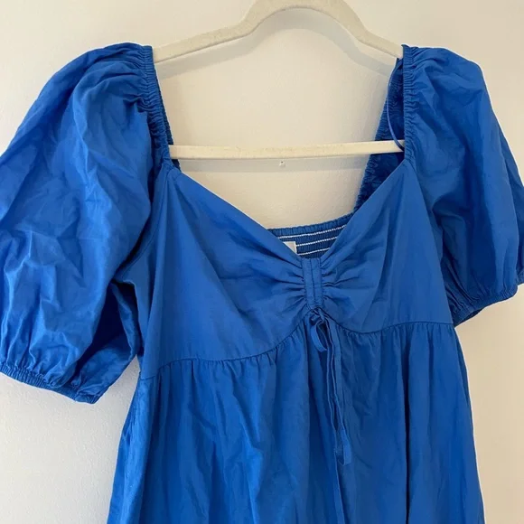 Lauren Conrad Blue Cut Out Tie Midi Dress - Picture 3 of 3